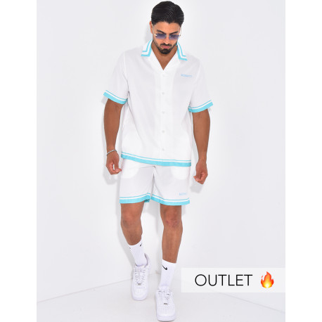 Ensemble short et chemise "Monaco"