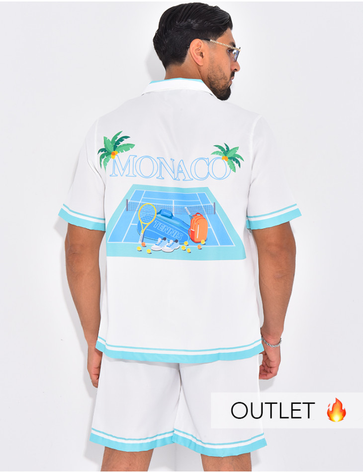 Ensemble short et chemise "Monaco"