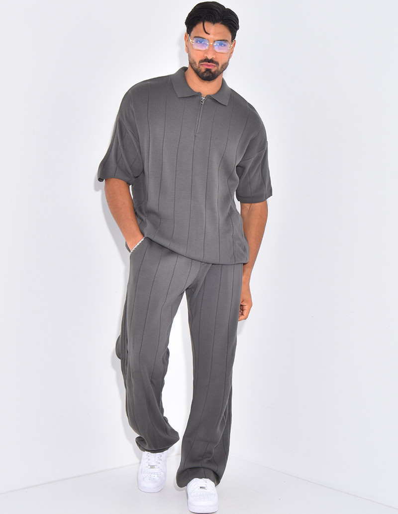 Ensemble côtelé pantalon et...