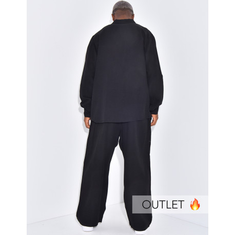 Ensemble en lin pantalon et chemise manches longues