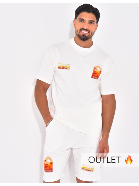 Ensemble short et t-shirt "Morocco"