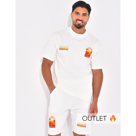 Ensemble short et t-shirt "Morocco"