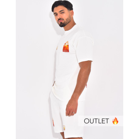 Ensemble short et t-shirt "Morocco"