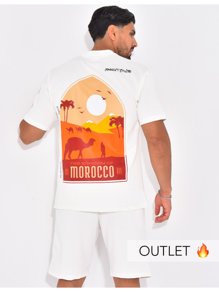 Ensemble short et t-shirt "Morocco"