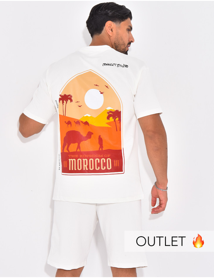 Ensemble short et t-shirt "Morocco"