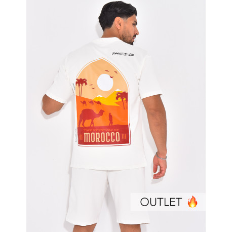 Ensemble short et t-shirt "Morocco"
