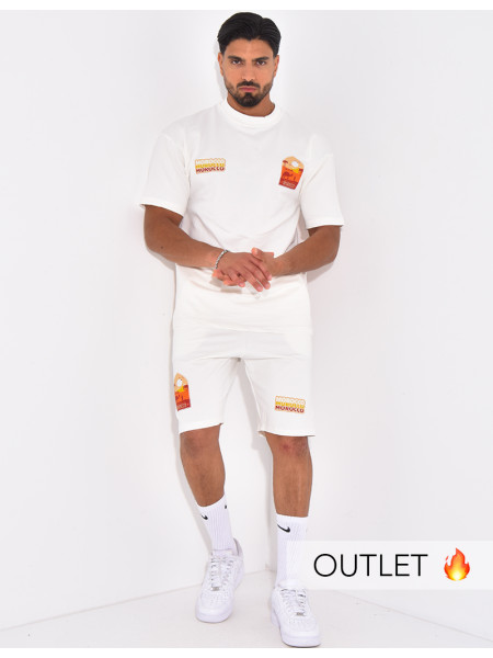 Ensemble short et t-shirt "Morocco"