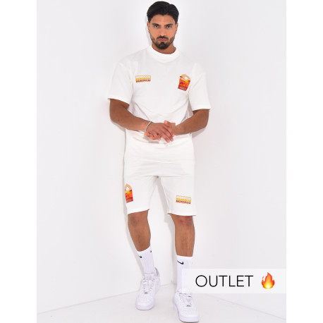 Ensemble short et t-shirt "Morocco"