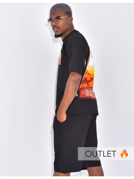 Ensemble short et t-shirt "Morocco"