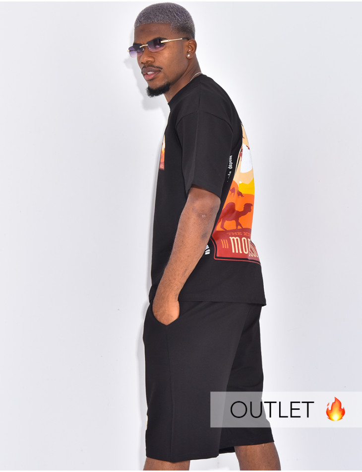 Ensemble short et t-shirt "Morocco"