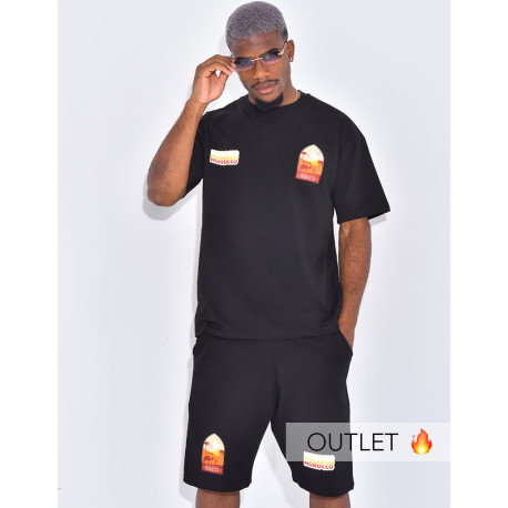 Ensemble short et t-shirt "Morocco"