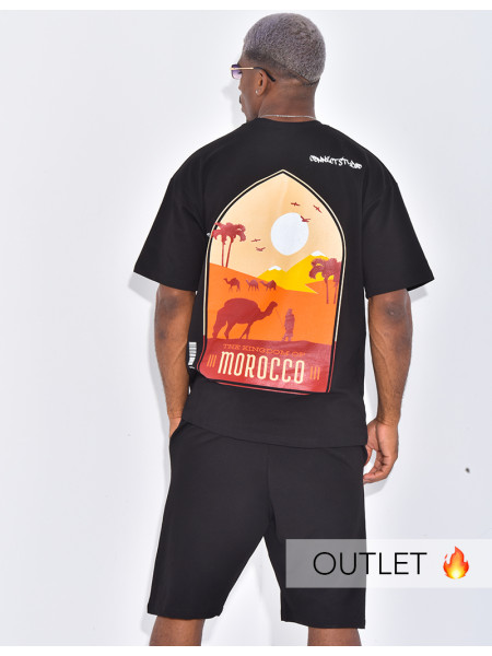 Ensemble short et t-shirt "Morocco"