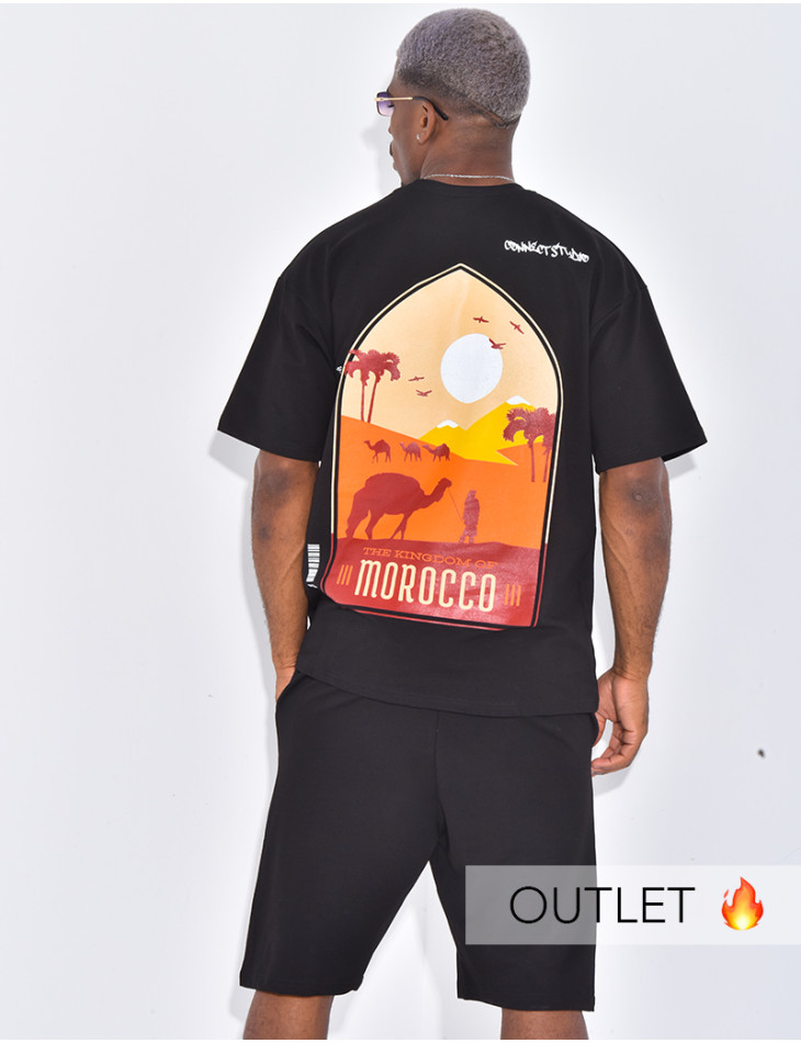 Ensemble short et t-shirt "Morocco"