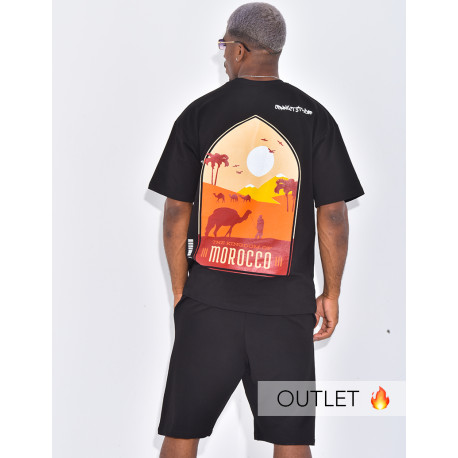 Ensemble short et t-shirt "Morocco"