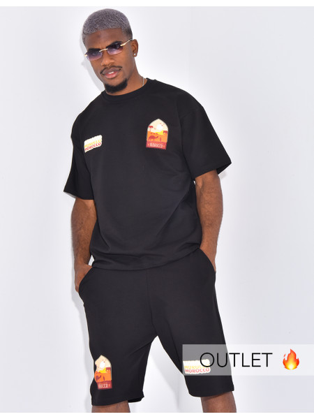 Ensemble short et t-shirt "Morocco"