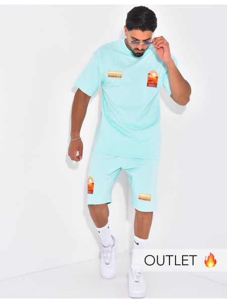 Ensemble short et t-shirt "Morocco"