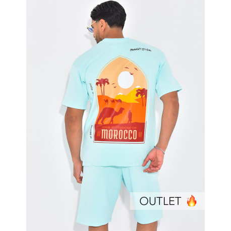 Ensemble short et t-shirt "Morocco"