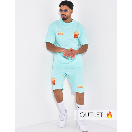 Ensemble short et t-shirt "Morocco"