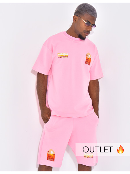 Ensemble short et t-shirt "Morocco"