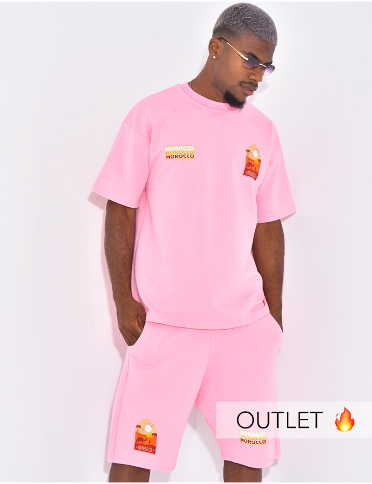 Ensemble short et t-shirt "Morocco"