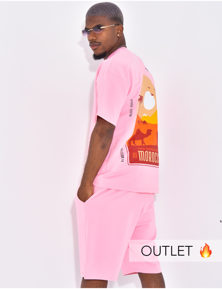 Ensemble short et t-shirt "Morocco"