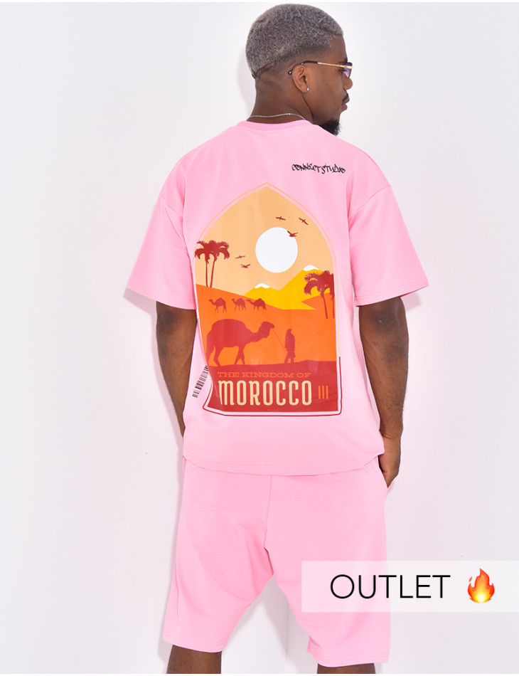 Ensemble short et t-shirt "Morocco"