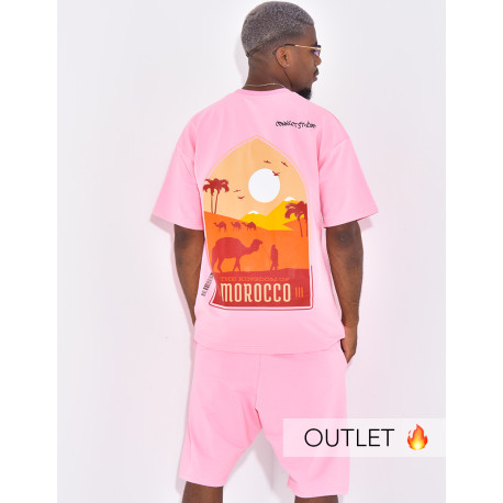 Ensemble short et t-shirt "Morocco"