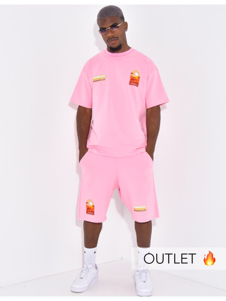 Ensemble short et t-shirt "Morocco"