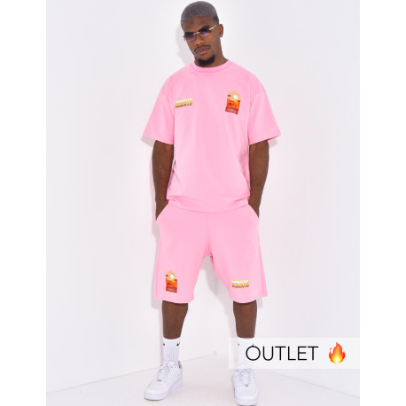 Ensemble short et t-shirt "Morocco"