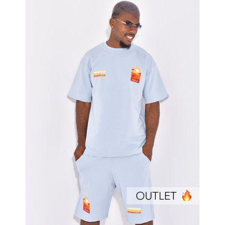 Ensemble short et t-shirt "Morocco"