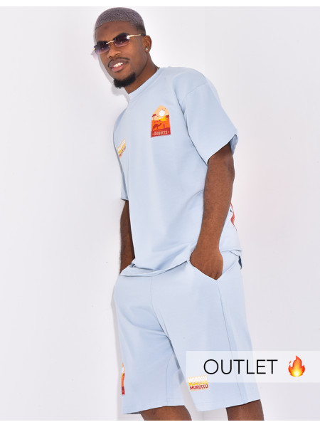 Ensemble short et t-shirt "Morocco"