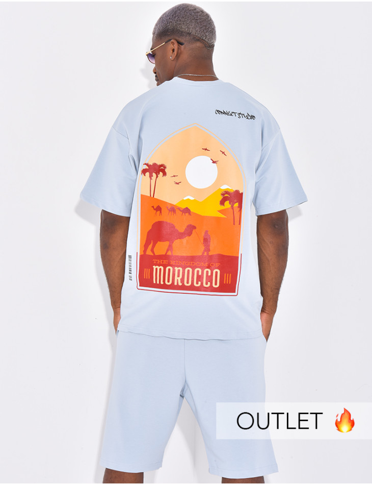 Ensemble short et t-shirt "Morocco"