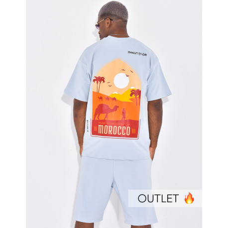 Ensemble short et t-shirt "Morocco"