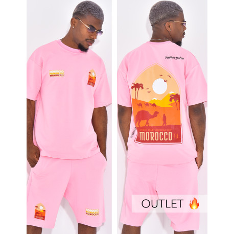Ensemble short et t-shirt "Morocco"