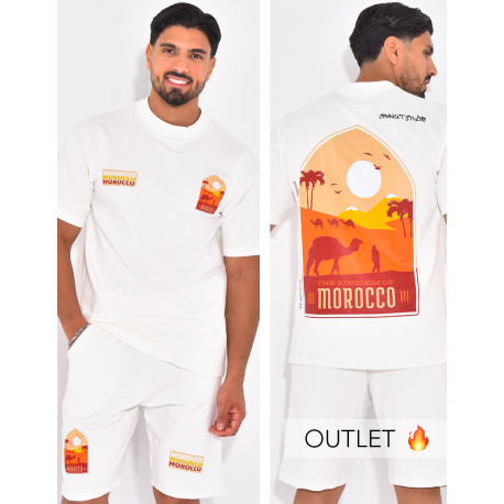 Ensemble short et t-shirt "Morocco"