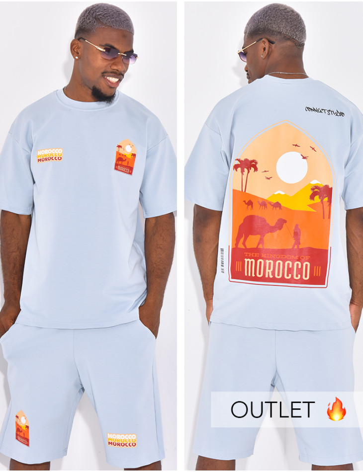 Ensemble short et t-shirt "Morocco"