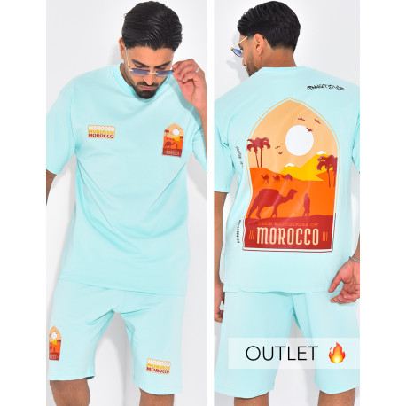 Ensemble short et t-shirt "Morocco"