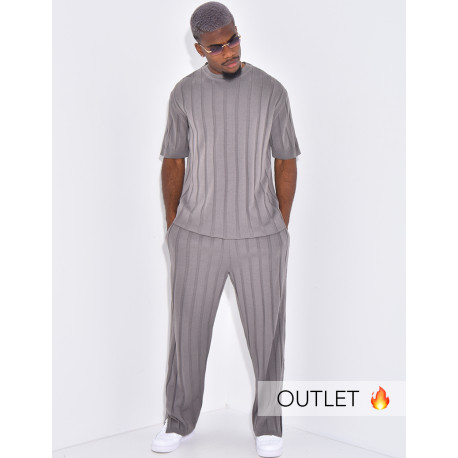 Ensemble côtelé pantalon et T-shirt