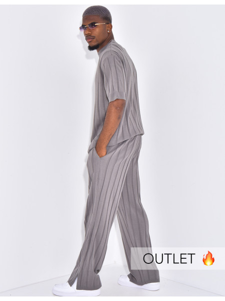 Ensemble côtelé pantalon et T-shirt