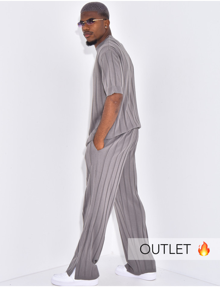 Ensemble côtelé pantalon et T-shirt