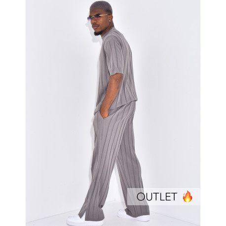 Ensemble côtelé pantalon et T-shirt