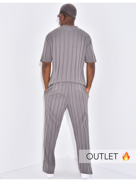 Ensemble côtelé pantalon et T-shirt