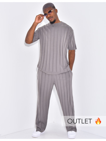 Ensemble côtelé pantalon et T-shirt