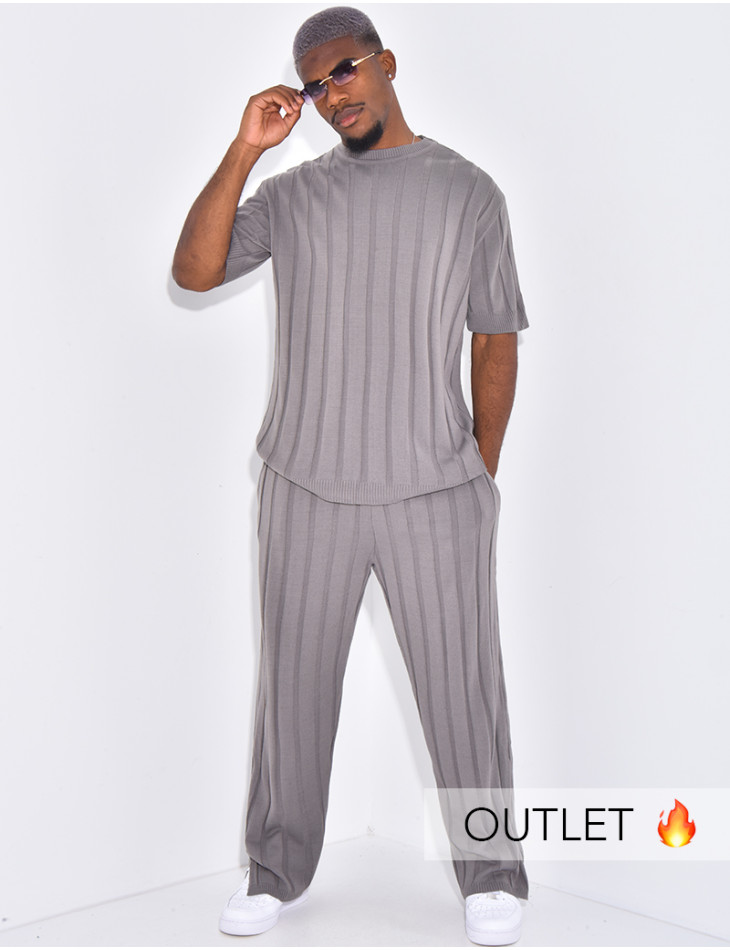Ensemble côtelé pantalon et T-shirt