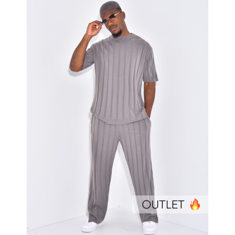 Ensemble côtelé pantalon et T-shirt
