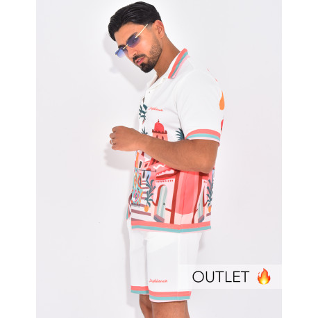 Ensemble short et chemise "Casablanca"