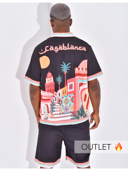 Ensemble short et chemise "Casablanca"