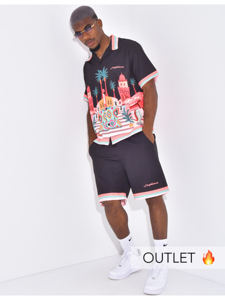 Ensemble short et chemise "Casablanca"