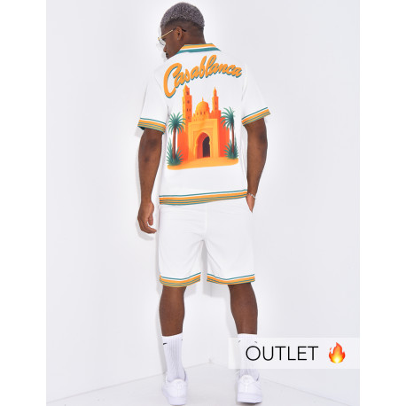 Ensemble short et chemise "Casablanca"