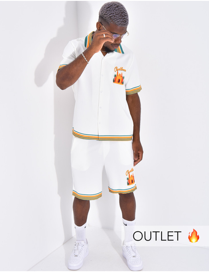 Ensemble short et chemise "Casablanca"